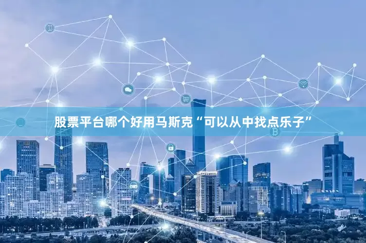 股票平台哪个好用马斯克“可以从中找点乐子”