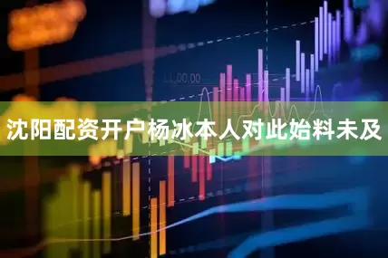 沈阳配资开户杨冰本人对此始料未及