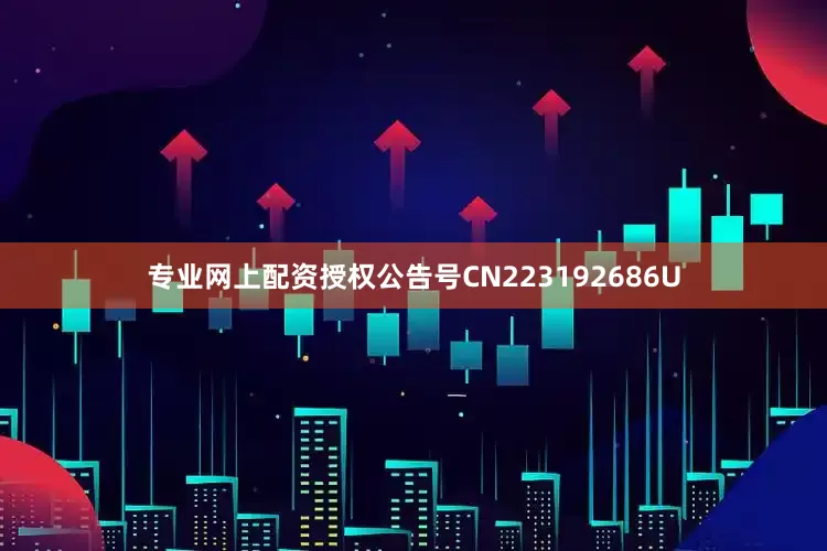 专业网上配资授权公告号CN223192686U