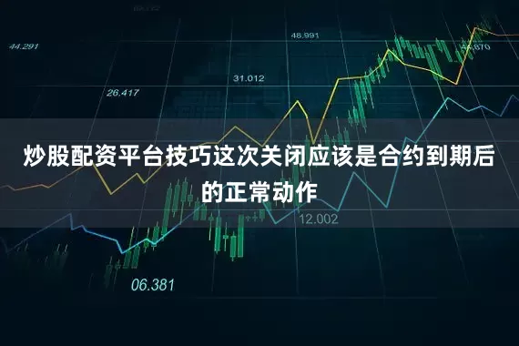 炒股配资平台技巧这次关闭应该是合约到期后的正常动作
